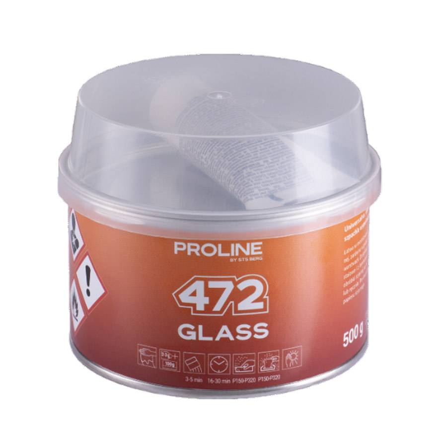 Tmel so sklenným vláknom PROLINE 472 GLASS, hmotnosť: 500 g