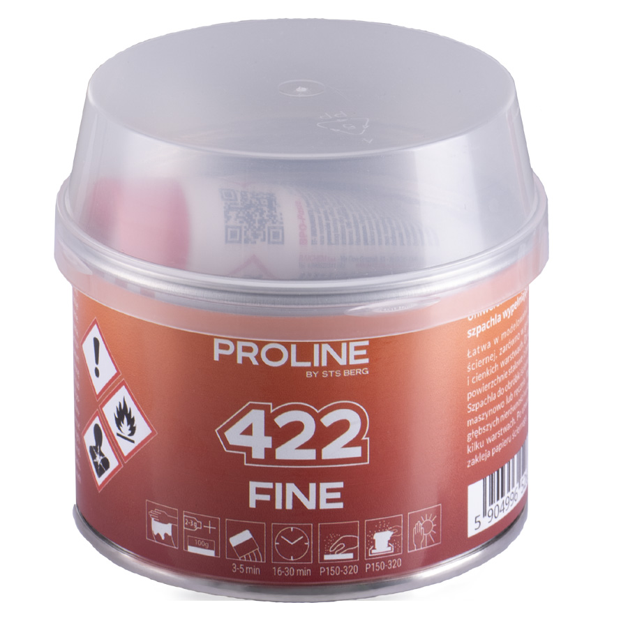 Jemný finálny tmel PROLINE 422 FINE, hmotnosť: 500 g