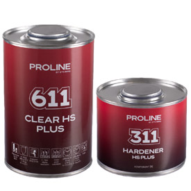 Akrylový číry lak PROLINE 611 PREMIUM HS 2:1 (1l laku + 0,5l tužidla + riedidlo)