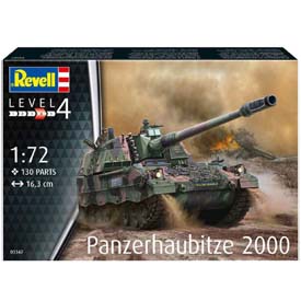 Revell Panzerhaubitze 2000 Model Set Tank 1:72, 130 dielov