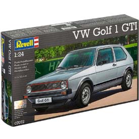 Revell VW Golf 1 GTI Model kit Auto 1:24, 121 dielov