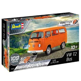 Revell VW T2 Bus Model kit Auto 1:24, 109 dielov