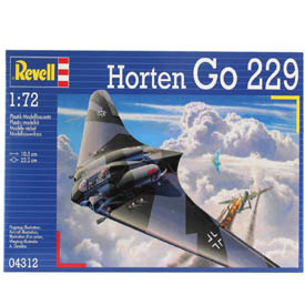 Revell Horten Go-229 Model Set lietadlo 1:72, 70 dielov