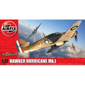 Airfix Hawker Hurricane Mk.I Model Set lietadlo 1:72, 51 dielov