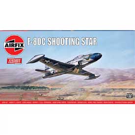 Airfix Lockheed F-80C Shooting Star Model Set lietadlo 1:72, 51 dielov