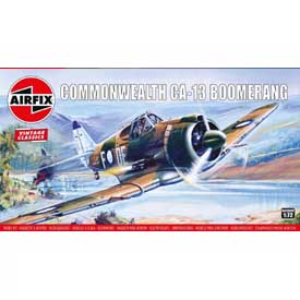 Airfix Commonwealth CA-13 Boomerang Model Set lietadlo 1:72, 31 dielov