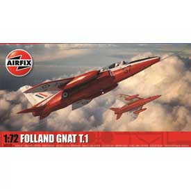 Airfix Folland Gnat T.1 Model Set lietadlo 1:72, 49 dielov