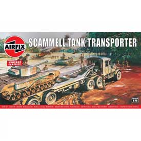 Airfix Scammell Tank Transporter Model Set 1:76, 107 dielov