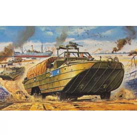 Airfix DUKW Vinatage military Set Model Set obrneného obojživelníka 1:76, 50 dielov