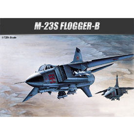 Academy MIG-23S FLOGGER-B Model Set lietadla 1:72, 35 dielov