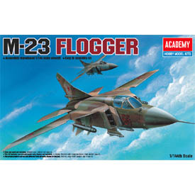 Academy MIG-23 FLOGGER Model Set lietadla 1:144, 34 dielov