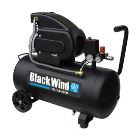 Kompresor BLACK WIND BL, vzdušník 50L, 8Bar, 1,8kW, 230V, Sací výkon 233l/min.