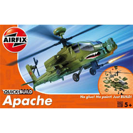 Airfix Boeing Apache, zaklikávací model, 37dielov