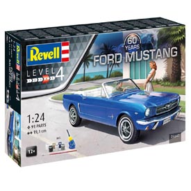 Revell Ford Mustang 60th Anniversary Model kit Auto 1:24, 91 dielov