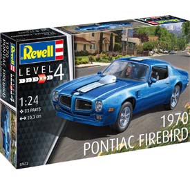 Revell 1970 Pontiac Firebird Model kit Auto 1:24, 73 dielov