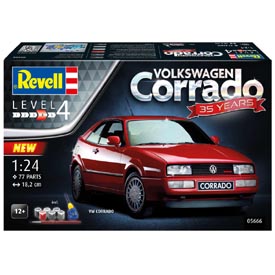 Revell VW Corrado "35 YEARS" Model kit Auto 1:24, 77 dielov + farby + lepidlo + štetec